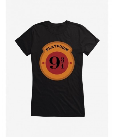 Harry Potter Platform 9 3/4 Logo Girls T-Shirt $6.97 T-Shirts