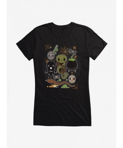 Harry Potter Dark Art Charms Girls T-Shirt $7.97 T-Shirts