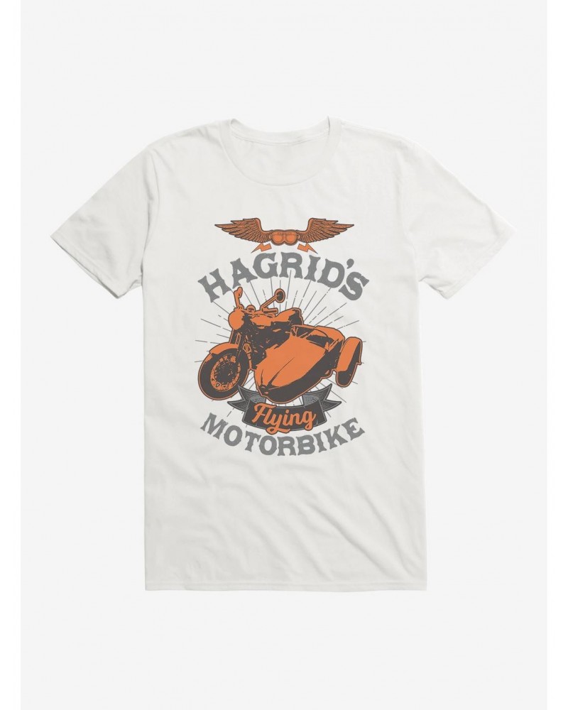 Harry Potter Hagrid's Flying Motorbike Bronze Icon T-Shirt $7.27 T-Shirts