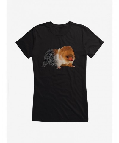 Fantastic Beasts Drawn To Life Niffler Girls T-Shirt $9.76 T-Shirts