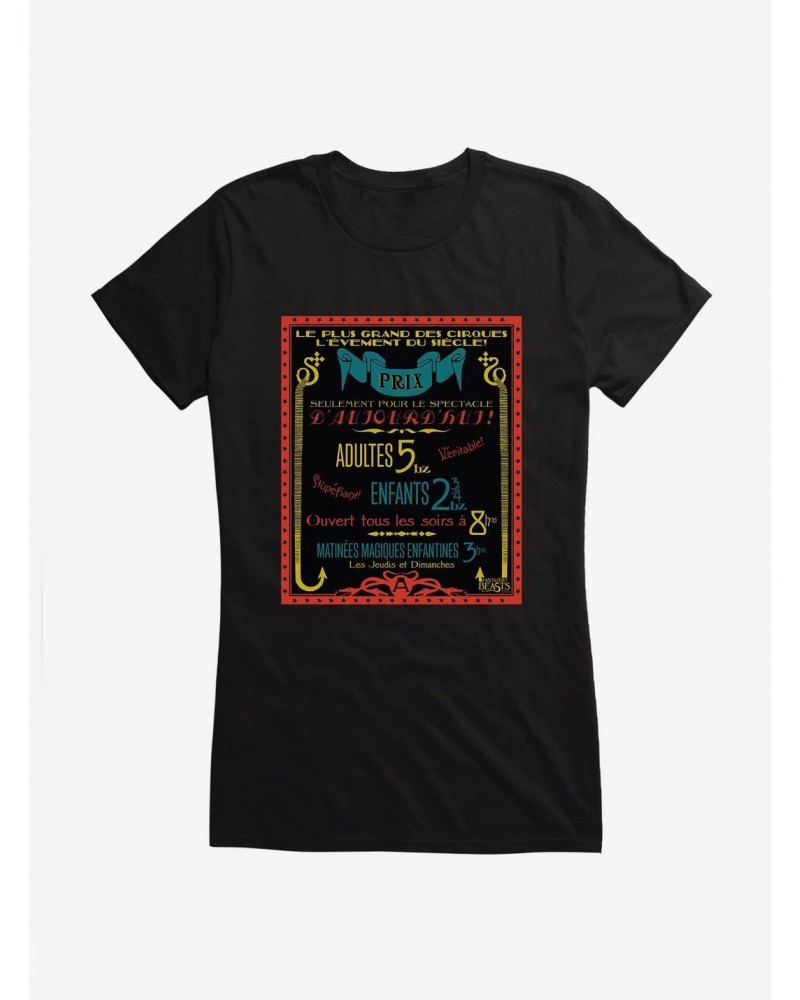 Fantastic Beasts Cirques Girls T-Shirt $8.57 T-Shirts