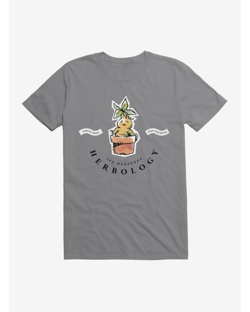 Harry Potter Watercolor Herbology Mandrake T-Shirt $8.22 T-Shirts