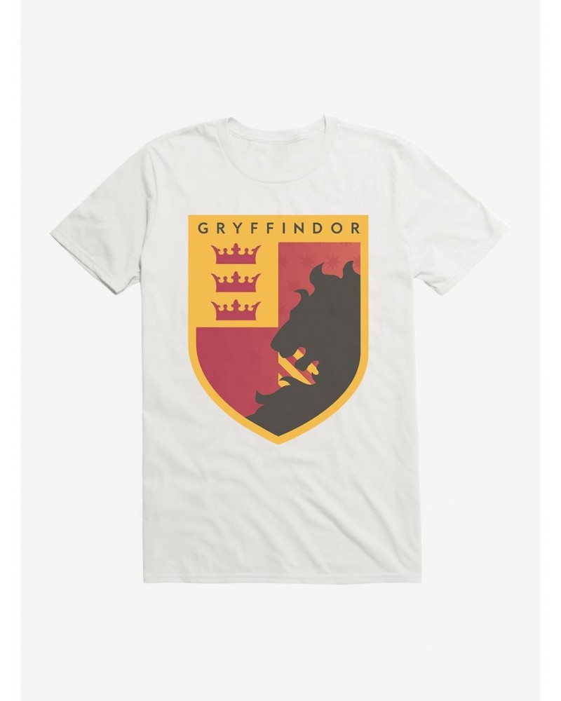 Harry Potter Gryffindor Triple Crown Crest T-Shirt $6.31 T-Shirts