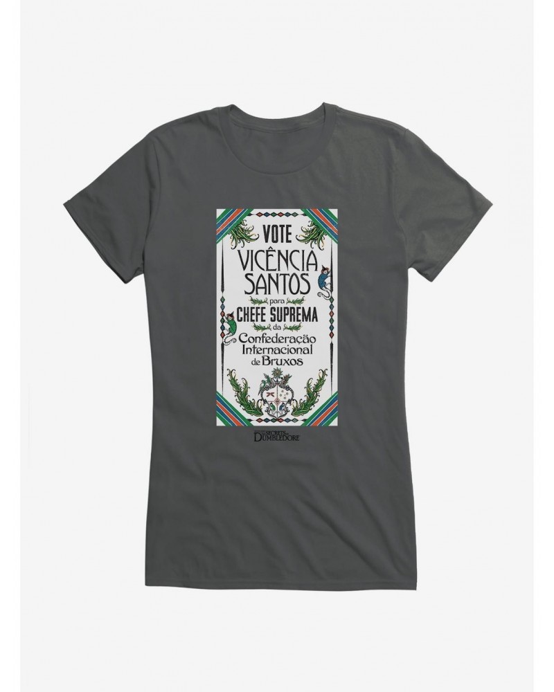 Fantastic Beasts: The Secrets Of Dumbledore Vote Vicencia Girls T-Shirt $6.97 T-Shirts