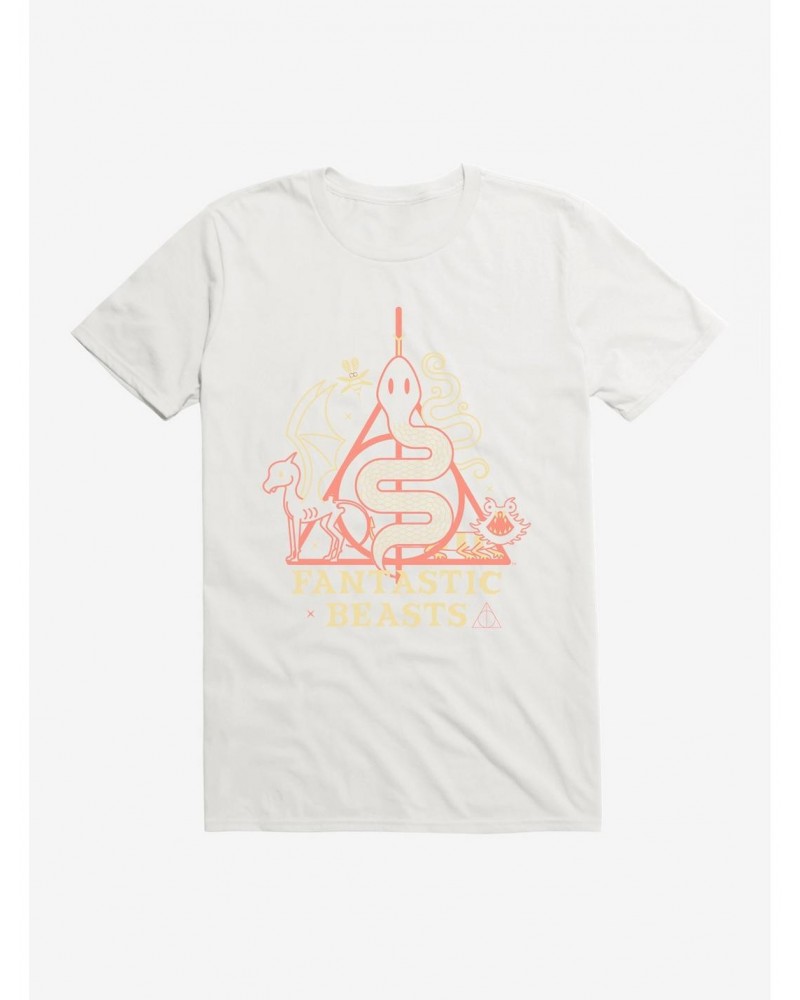 Fantastic Beasts Deathly Hallows Serpent T-Shirt $7.27 T-Shirts