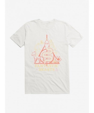 Fantastic Beasts Deathly Hallows Serpent T-Shirt $7.27 T-Shirts