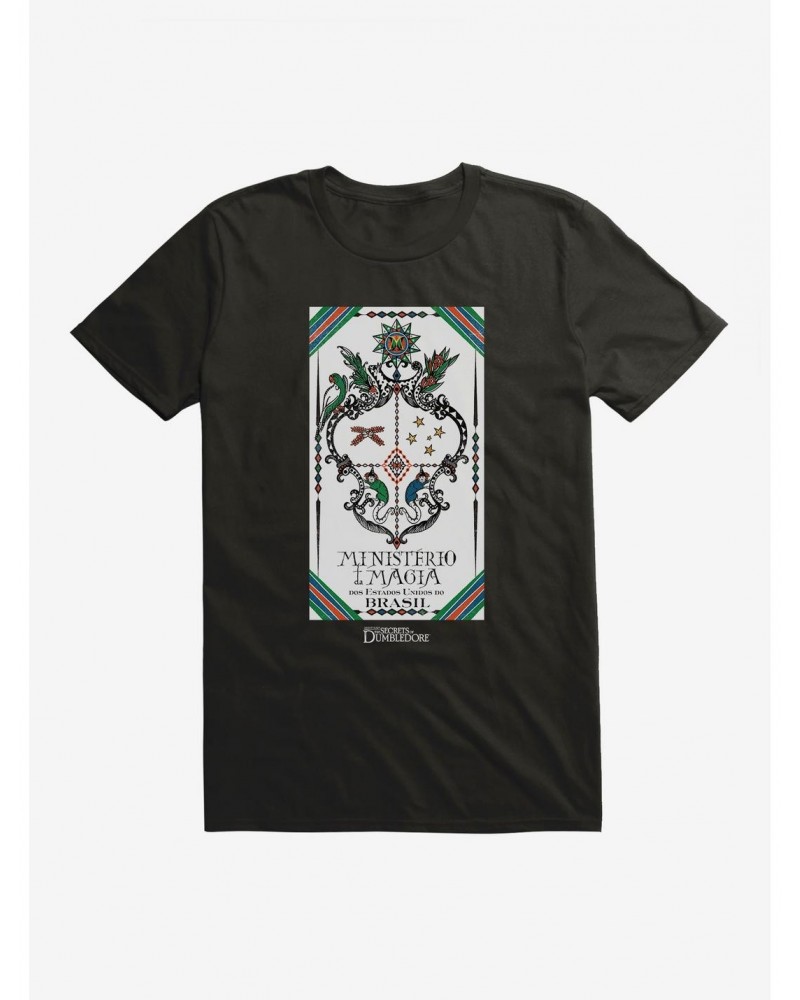 Fantastic Beasts: The Secrets Of Dumbledore Ministerio Da Magia Poster T-Shirt $5.74 T-Shirts