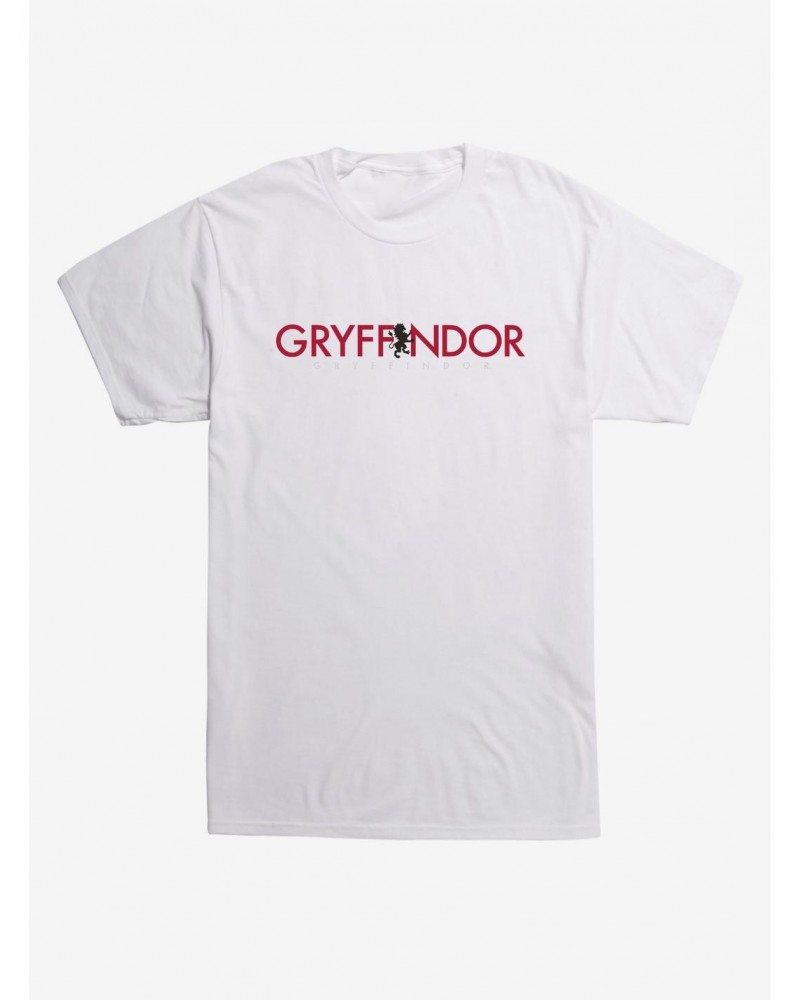 Harry Potter Gryffindor Bold Script T-Shirt $6.69 T-Shirts