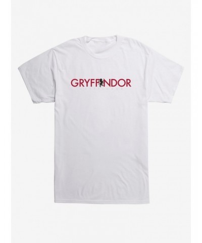 Harry Potter Gryffindor Bold Script T-Shirt $6.69 T-Shirts