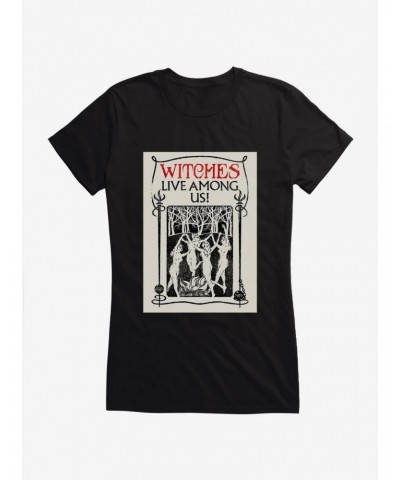 Fantastic Beasts Witches Live Among Us Girls T-Shirt $8.76 T-Shirts