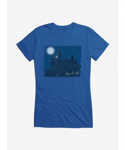 Harry Potter Hogwarts Castle Illustrated Girls T-Shirt $6.18 T-Shirts