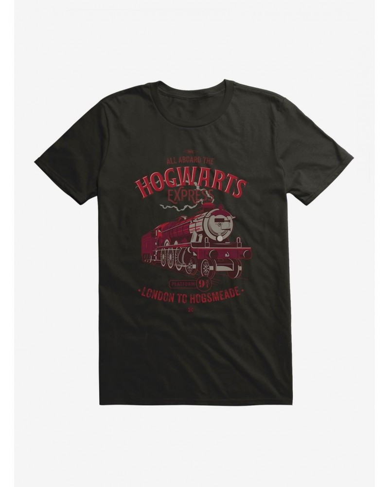 Harry Potter Hogwarts Express Red Icon T-Shirt $7.65 T-Shirts