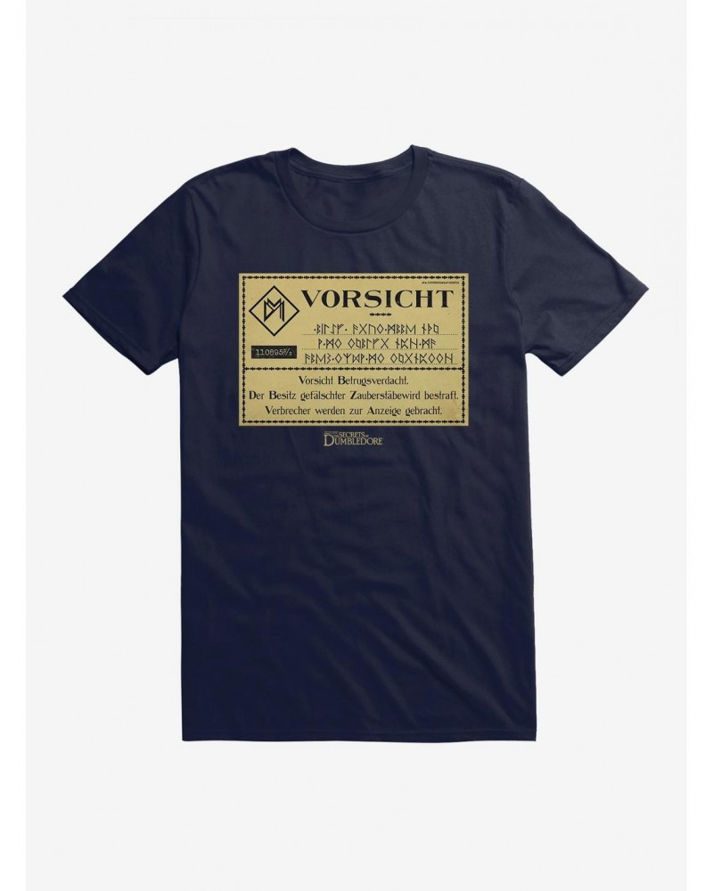 Fantastic Beasts: The Secrets Of Dumbledore Vorsicht T-Shirt $7.07 T-Shirts