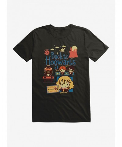 Harry Potter Platform 9 3/4 Chibi Art T-Shirt $9.37 T-Shirts