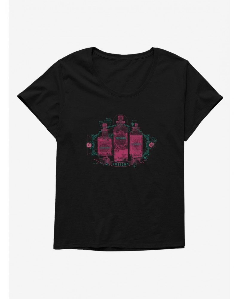 Harry Potter Different Potions Girls T-Shirt Plus Size $8.32 T-Shirts