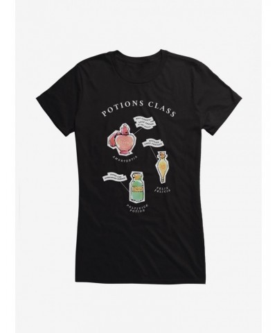 Harry Potter Watercolor Potions Class Girls T-Shirt $7.17 T-Shirts