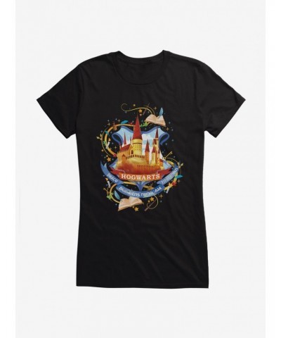 Harry Potter Hogwarts School Graphic Girls T-Shirt $8.37 T-Shirts