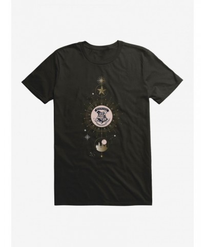 Harry Potter Hogwarts Black Shield Christmas T-Shirt $9.18 T-Shirts