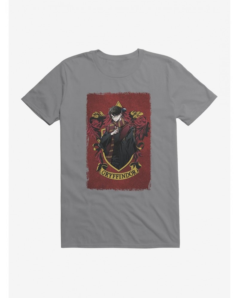 Harry Potter Harry Gryffindor Anime Style T-Shirt $9.18 T-Shirts