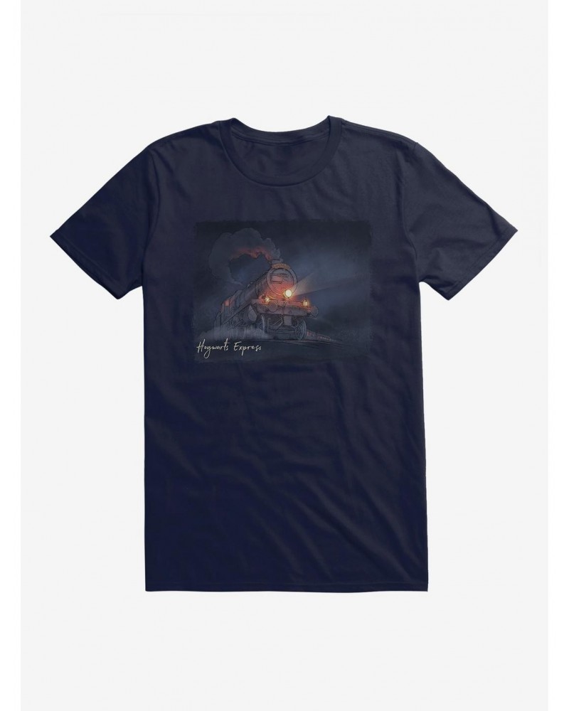 Harry Potter Hogwarts Express Illustrated T-Shirt $8.99 T-Shirts