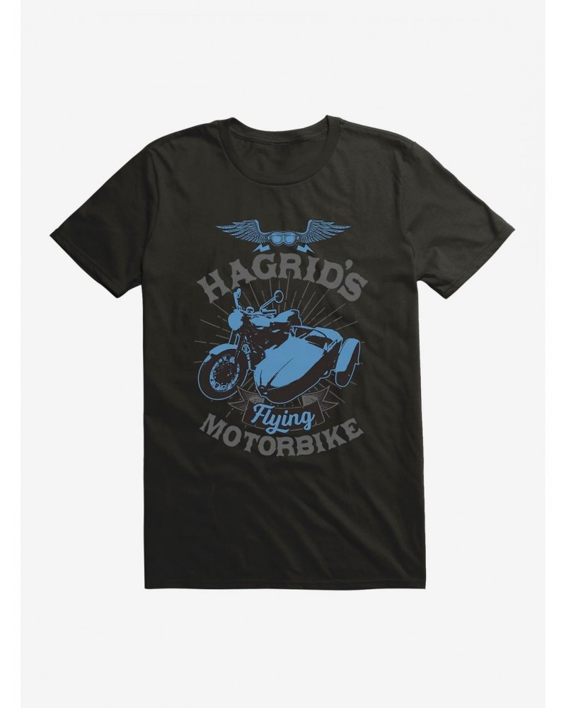 Harry Potter Hagrid's Flying Motorbike Icon T-Shirt $7.27 T-Shirts