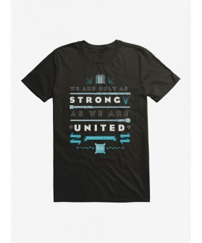 Harry Potter We Are Only As Strong As We Are United Dumbledore's Army Blue Logo T-Shirt $6.50 T-Shirts