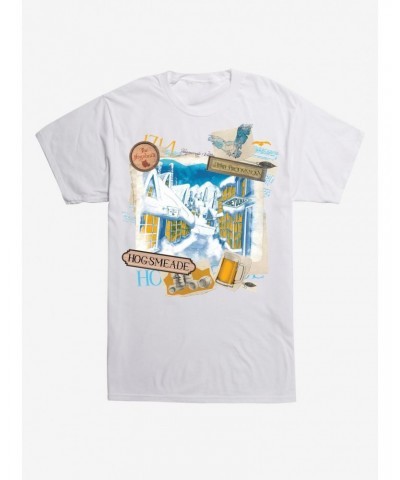 Harry Potter Hogsmeade Collage T-Shirt $7.84 T-Shirts