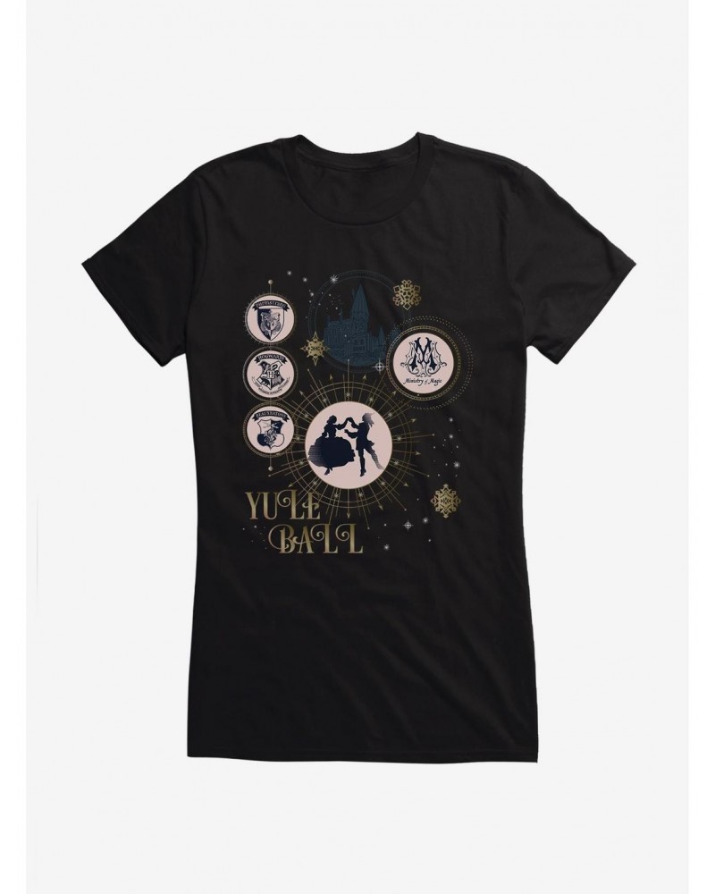 Harry Potter Wizarding Schools Yule Ball Girls T-Shirt $9.76 T-Shirts