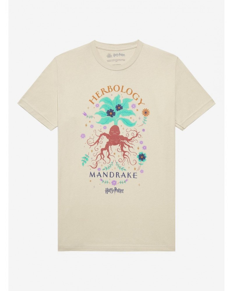 Harry Potter Herbology Mandrake T-Shirt $8.13 T-Shirts