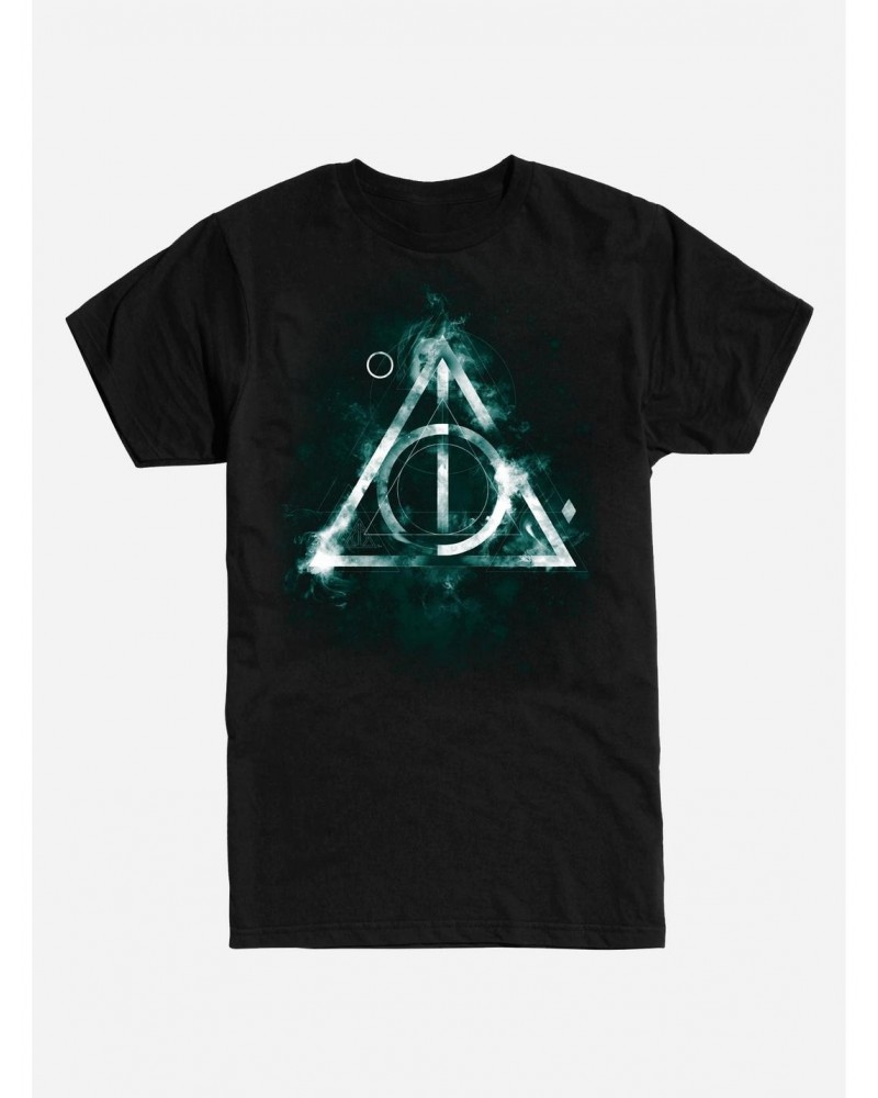 Harry Potter Deathly Hallows Glow Symbol T-Shirt $6.50 T-Shirts