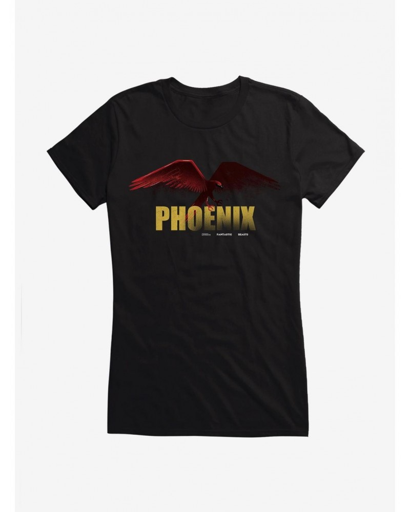 Fantastic Beasts Phoenix Girls T-Shirt $9.36 T-Shirts