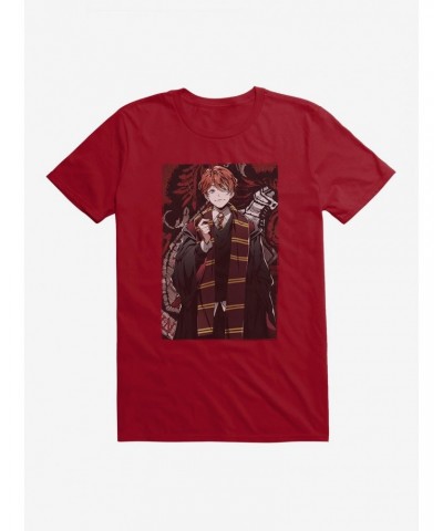 Harry Potter Ron Frame Anime Style T-Shirt $6.31 T-Shirts