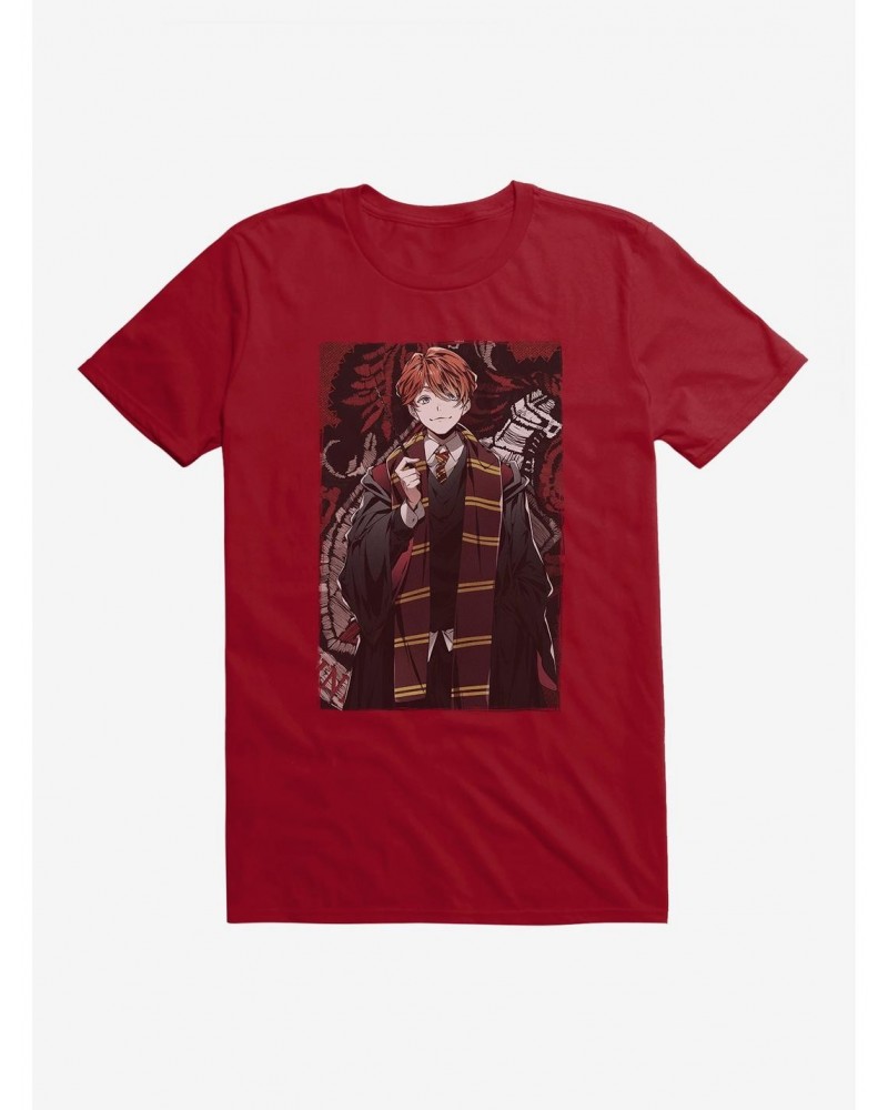 Harry Potter Ron Frame Anime Style T-Shirt $6.31 T-Shirts