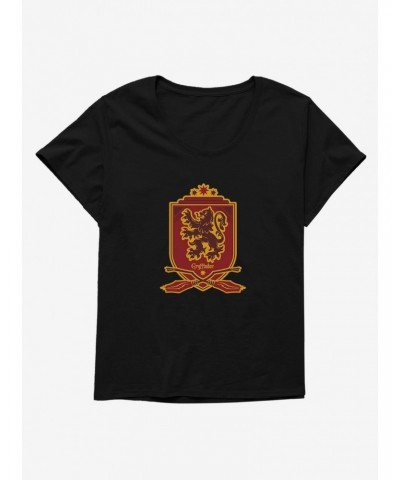 Harry Potter Gryffindor House Shield Girls T-Shirt Plus Size $11.56 T-Shirts