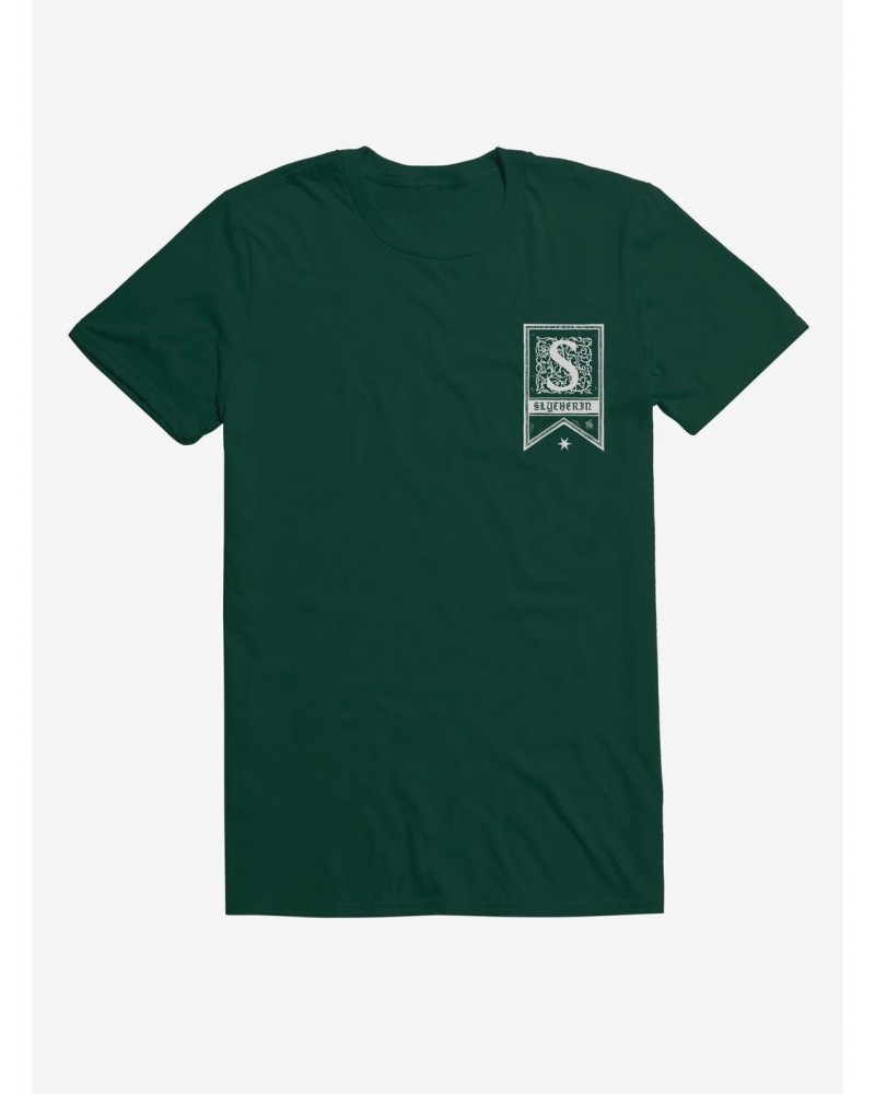 Harry Potter Slytherin House Banner T-Shirt $7.84 T-Shirts