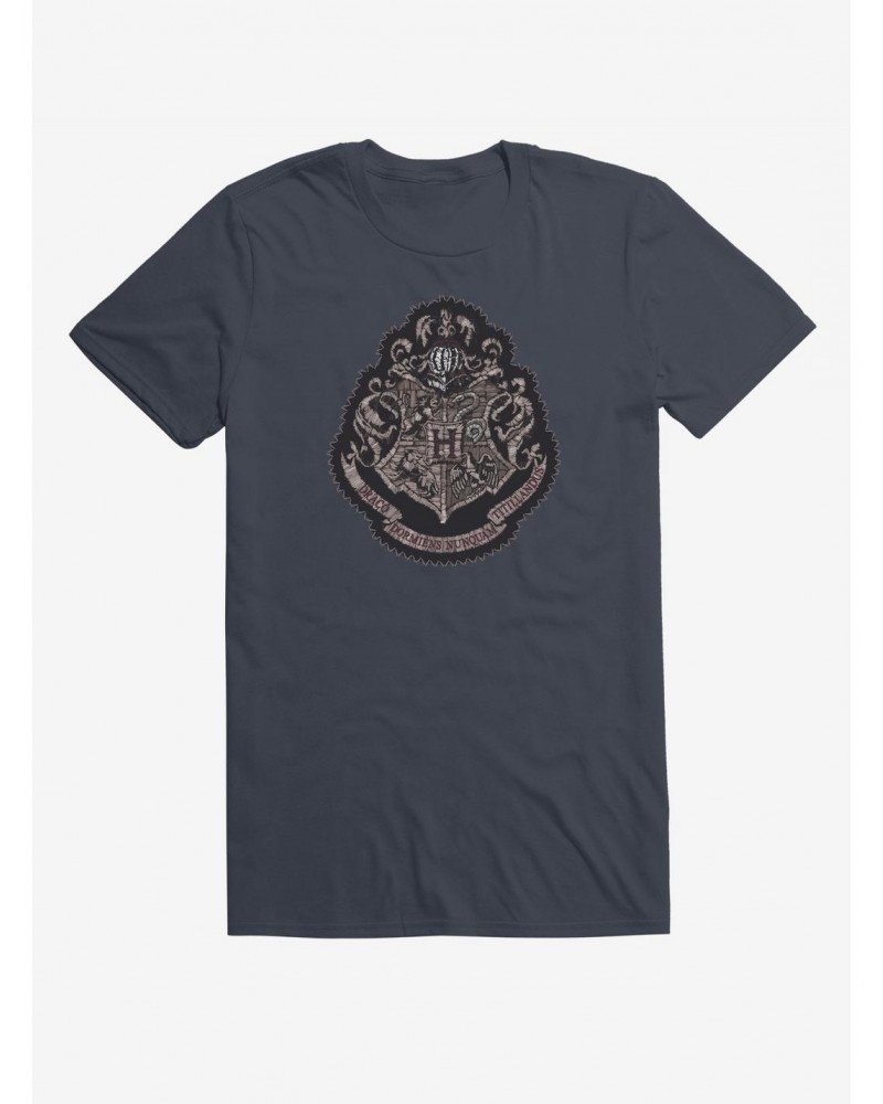 Harry Potter Hogwarts Patch Logo T-Shirt $5.74 T-Shirts