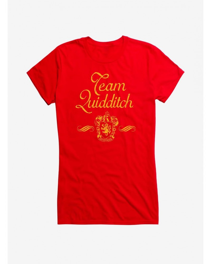 Harry Potter Team Quidditch Girls T-Shirt $9.36 T-Shirts