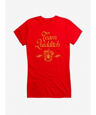 Harry Potter Team Quidditch Girls T-Shirt $9.36 T-Shirts