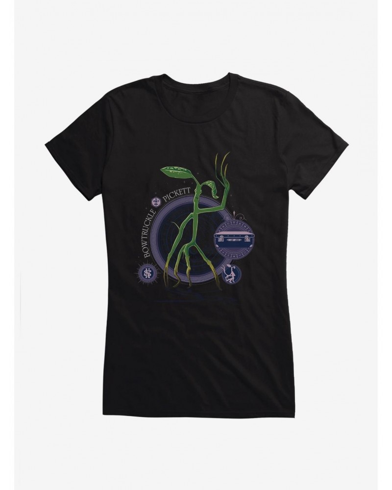 Fantastic Beasts Bowtruckle Pickett Girls T-Shirt $9.76 T-Shirts