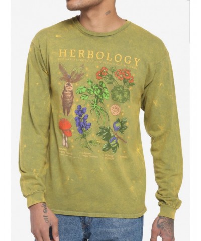 Harry Potter Herbology Earthy Wash Long-Sleeve T-Shirt $12.45 T-Shirts