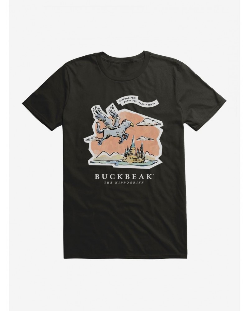 Harry Potter Watercolor Hippogriff Buckbeak T-Shirt $9.18 T-Shirts