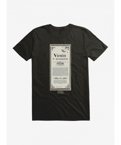 Fantastic Beasts Venin d' Acromantula Script T-Shirt $9.18 T-Shirts