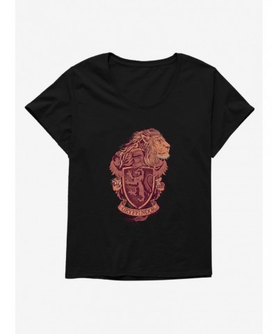 Harry Potter Gryffindor Shield Girls T-Shirt Plus Size $11.33 T-Shirts