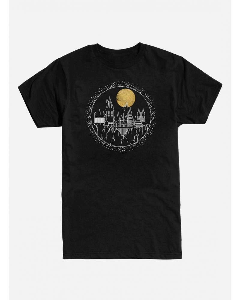 Harry Potter Hogwarts Full Moon T-Shirt $6.50 T-Shirts