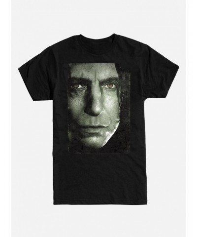 Harry Potter Close Up Snape T-Shirt $7.07 T-Shirts