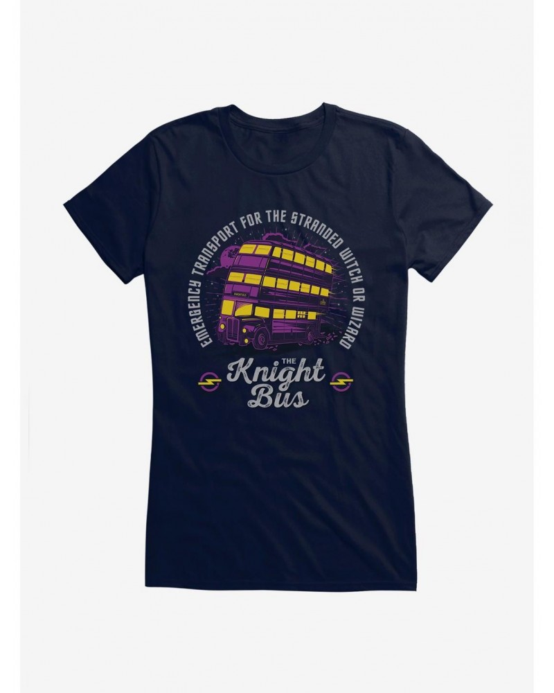 Harry Potter Knight Bus Icon Girls T-Shirt $5.98 T-Shirts