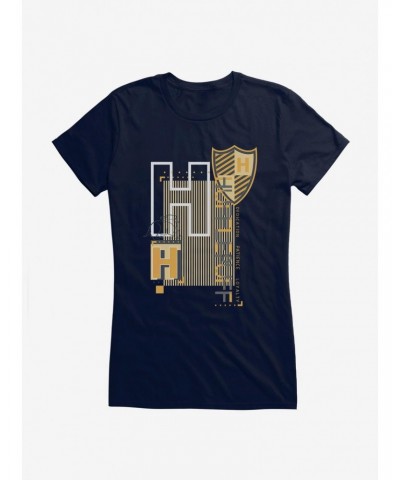 Harry Potter Hufflepuff Icons Girls T-Shirt $6.57 T-Shirts